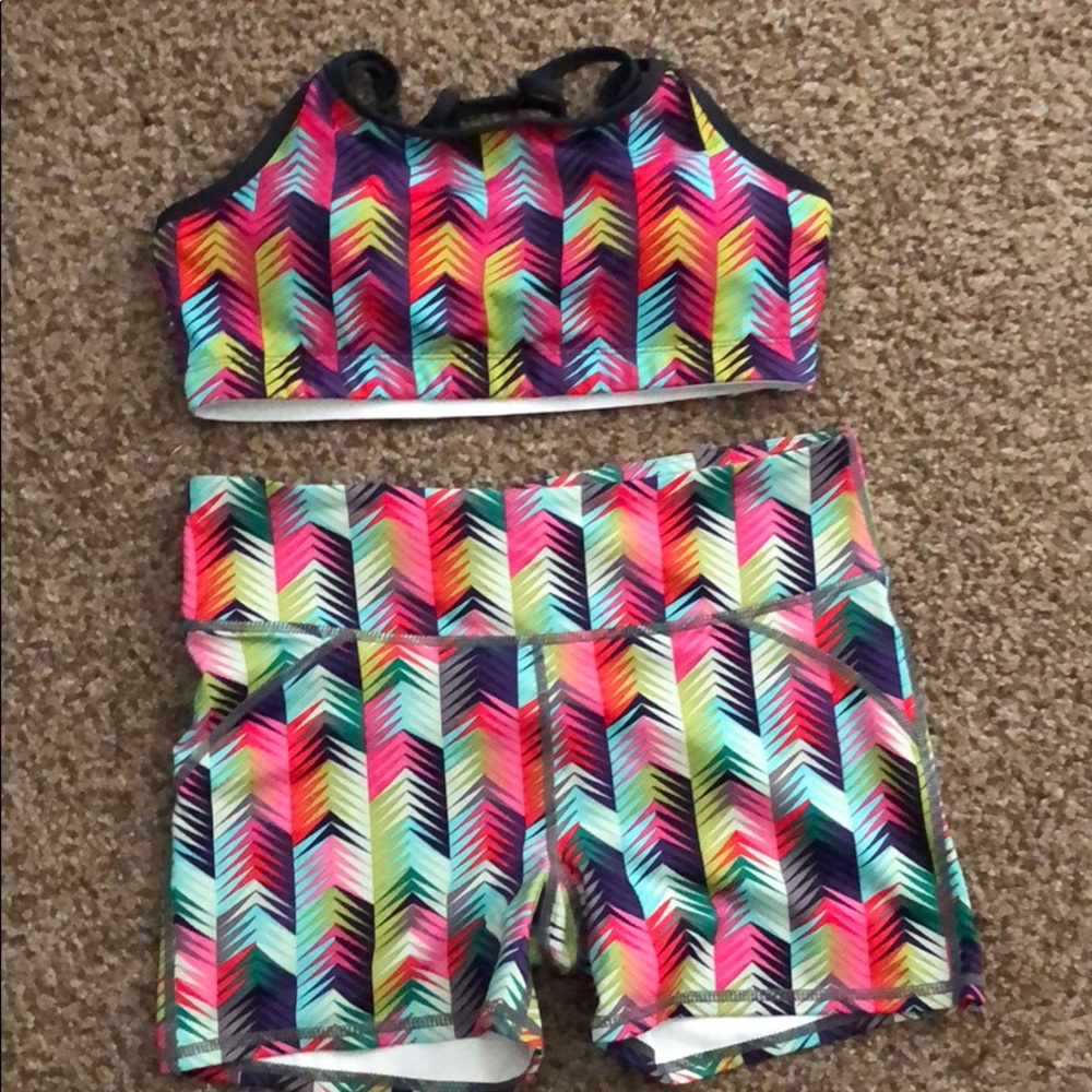 Fabletics Shorts and Sports Bra
